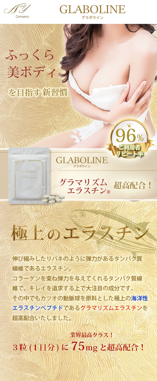 GLABOLINE(グラボライン) │ バストサプリメント Produced by 神長 ...